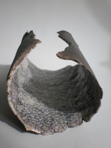 Raku fired paper clay